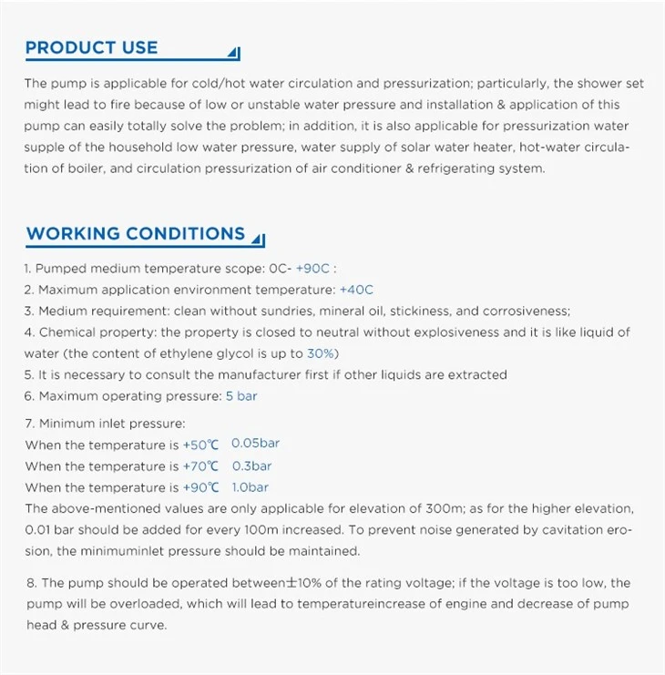Dps25-4s Easy Installation Circulation Series Grandfar Water Pump price Dps25-4s Easy Installation Circulation Series Grandfar Water Pump price